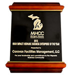 Caravan Facilities Management's awarded 2014 Major League Baseball Most Valuable Diverse Business Partner